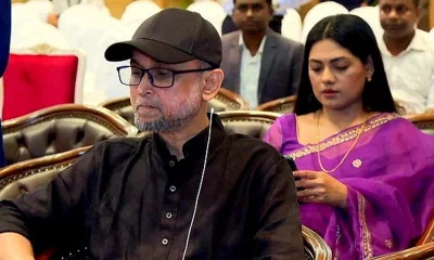 বঙ্গভবনে ফারুকী ও তিশা। ছবি: সংগৃহীত