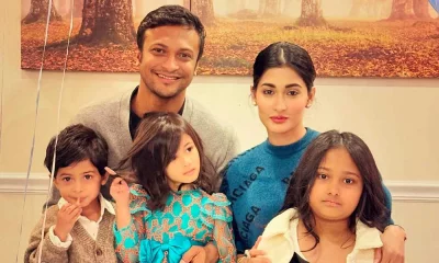 সাকিব-শিশির দম্পতির এখন তিনটি সন্তান।