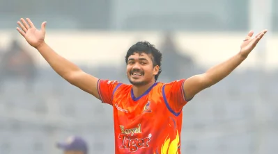 তাসকিন আহমেদ ৭ উইকেট নিয়েছেন এক ম্যাচে। ছবি: দেশ রূপান্তর