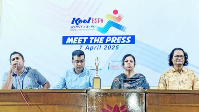 বাংলাদেশ স্পোর্টস প্রেস অ্যাসোসিয়েশনের সংবাদ সম্মেলন 