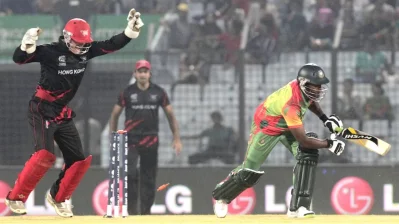 চট্টগ্রামে ২০১৪ ‍বিশ্বকাপে হংকং এর কাছে হারের মুহূর্ত