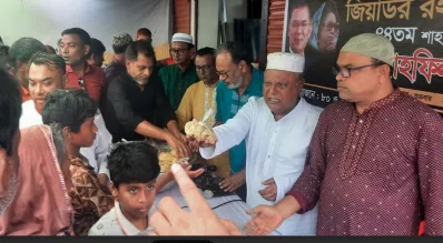 ৮০ ও ৯০ দশক এবং বর্তমান বিএনপির অঙ্গসহযোগী সংগঠন নেতৃবৃন্দ জামালপুরের দোয়া ও খাদ্য বিতরণ অনুষ্ঠান