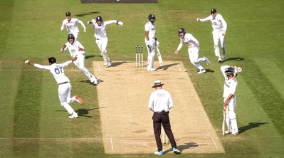 লর্ডস টেস্টে ভারতের শেষ উইকেট পড়ার পর