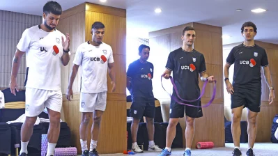 প্র্যাকটিস বাতিল হওয়ার পর হোটেলেই জিম করেন জামাল-তারেকরা