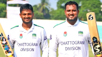 মাহমুদুল হাসান জয় আর ইয়াসির আলি রাব্বি। ছবি: ফেসবুক