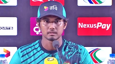 সংবাদ সম্মেলনে হাসান মাহমুদ