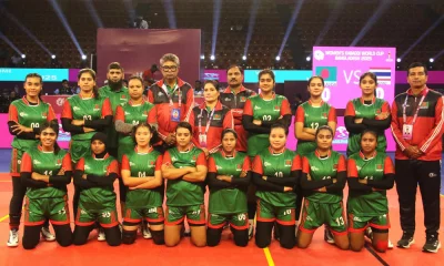 বাংলাদেশ নারী কাবাডি দল।