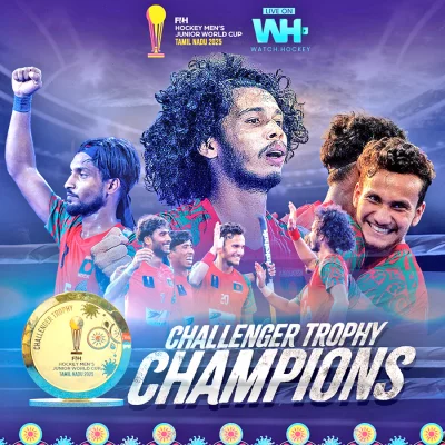 আন্তর্জাতিক হকি ফেডারেশনের ফেসবুক পোস্টার