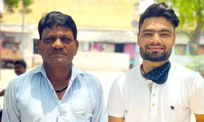 বাবার সঙ্গে রিঙ্কু সিং।
