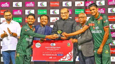 যুগ্ম সিরিজ সেরা তানজিদ তামিম-নাহিদ রানা