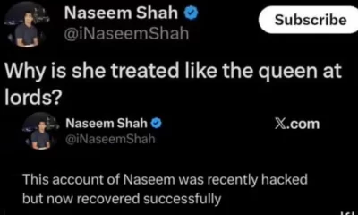 নাসিমের এক্স অ্যকাউন্টের সেই আলোচিত পোস্ট এবং পরবর্তীতে হ্যাকিংয়ের অভিযোগ।