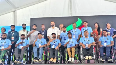 শারীরিক প্রতিবন্ধী খেলোয়াড়দের সঙ্গে ক্রীড়া প্রতিমন্ত্রী