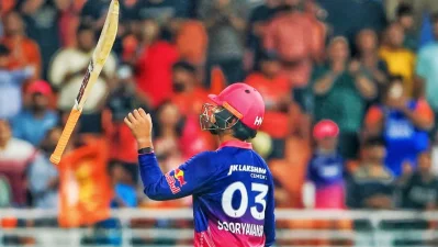 তিন রানের জন্য সেঞ্চুরি মিস করায় নিজের ওপর হতাশ হন সূর্যবংশী