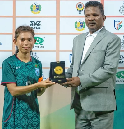 ম্যাচ সেরা মারিয়া মান্দা