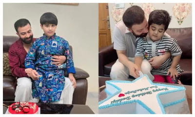দুই ছেলের সঙ্গে শাকিব খান
